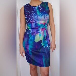 BRAND NEW Apt 9 Womens Dress stretch multicolor bodycon mini size S
